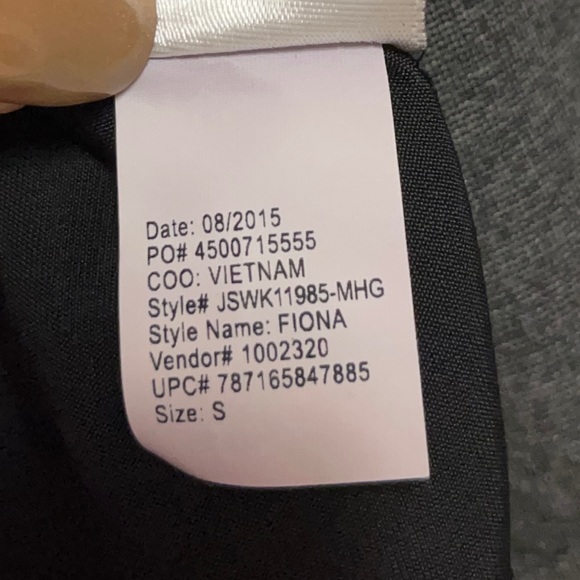 Jessica Simpson Fiona Vegan LeatherJacket Size Small Mixed Media Academia - Picture 7 of 10